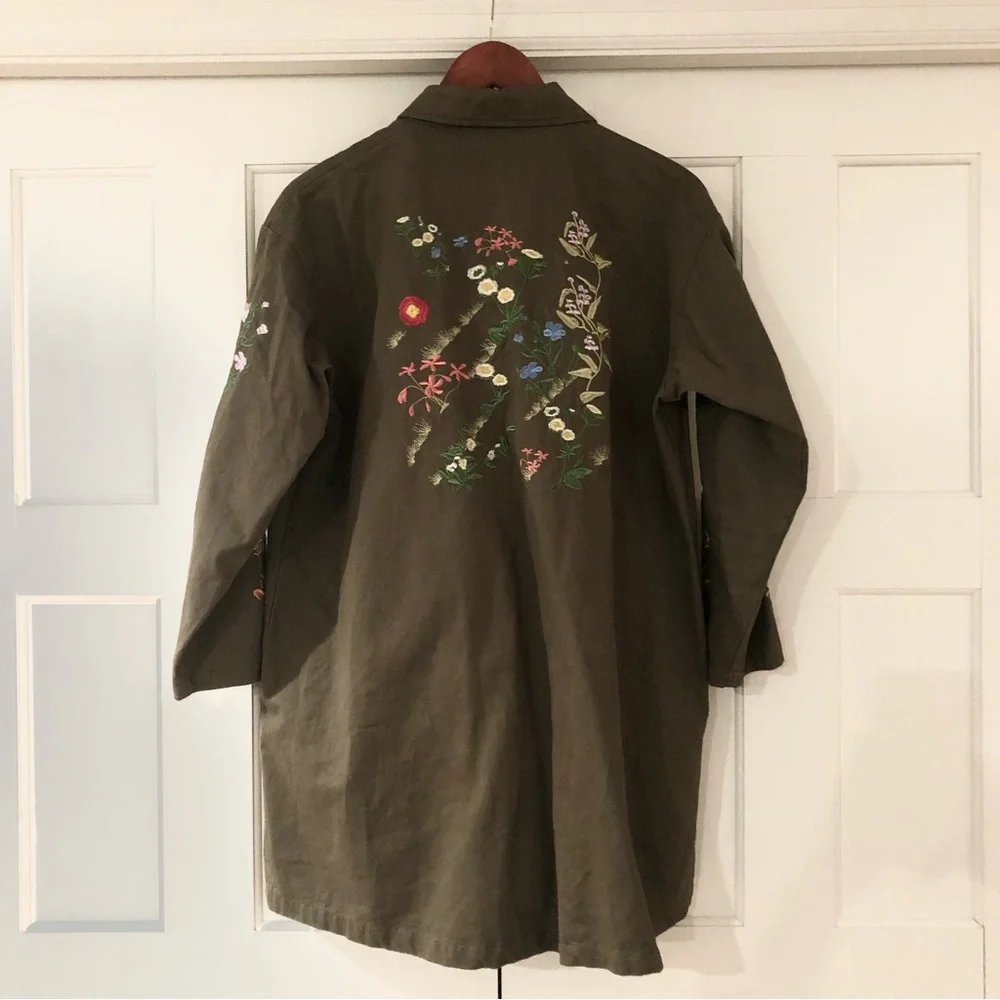 Embroidered Shacket - Picture 2 of 6